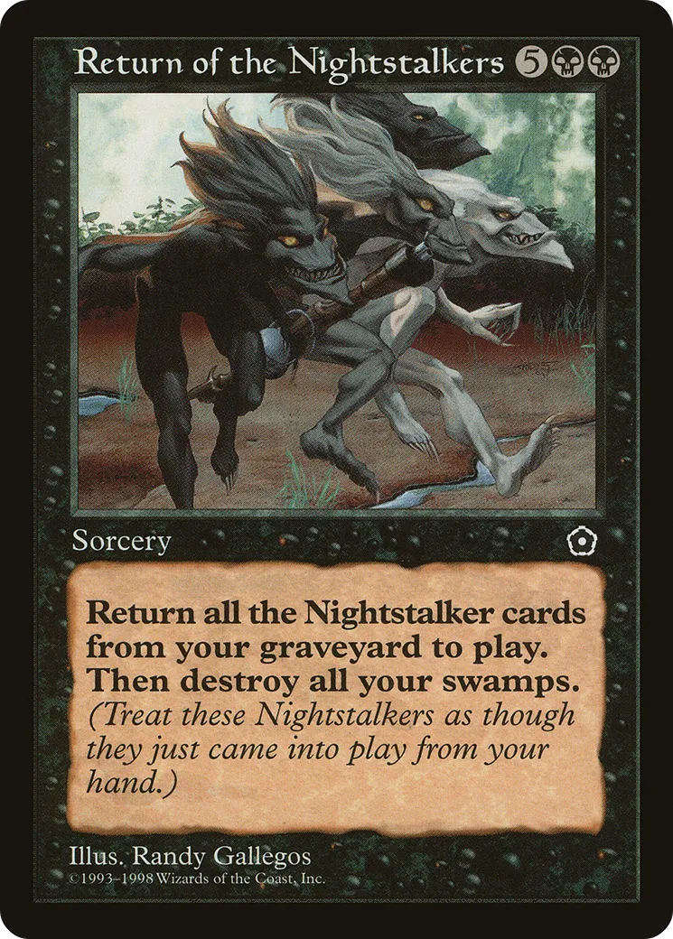 Le retour des chassenuits — Portal Second Age — Magic: The Gathering