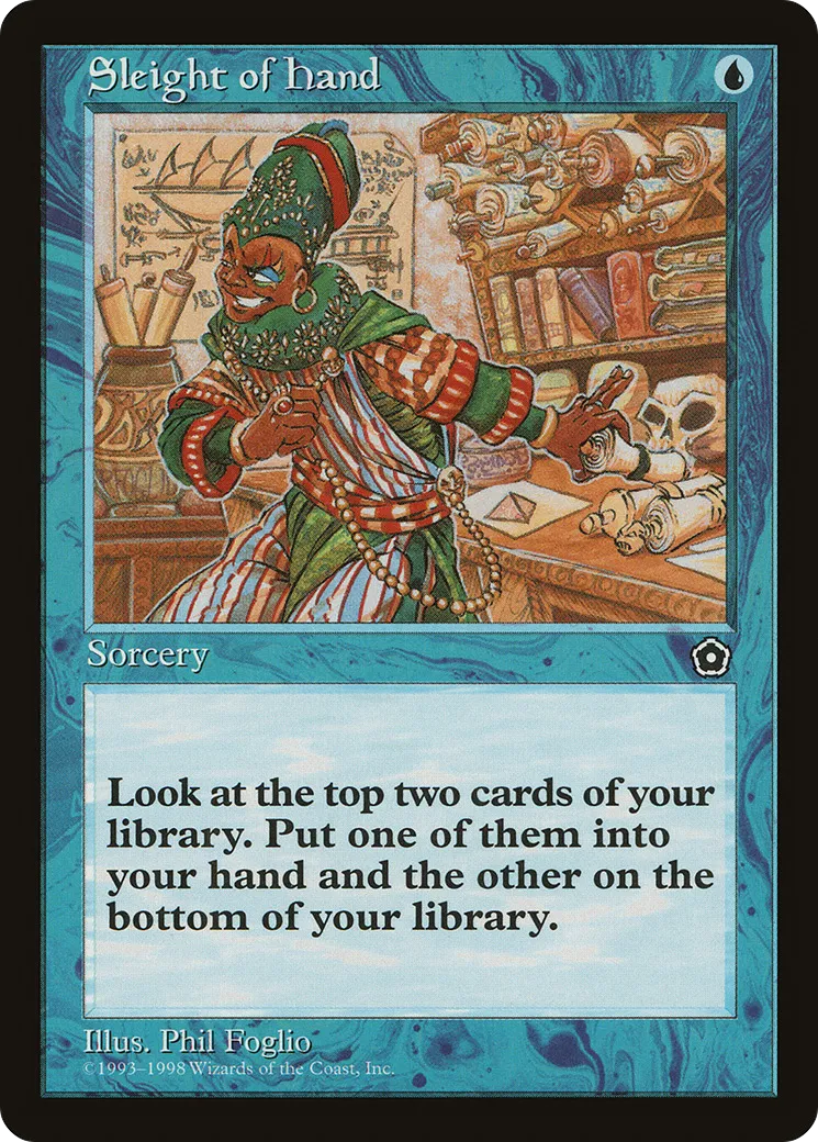 Sleight of Hand — Portal Second Age — Magic: The Gathering