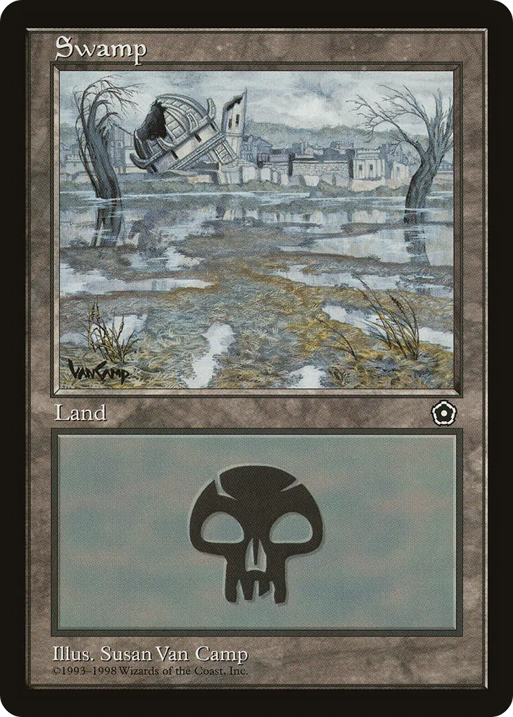 Swamp — Portal Second Age — Magic: The Gathering