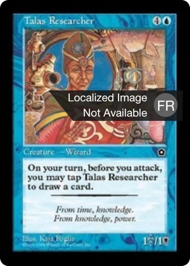 Chercheuse de Talas — Portal Second Age — Magic: The Gathering