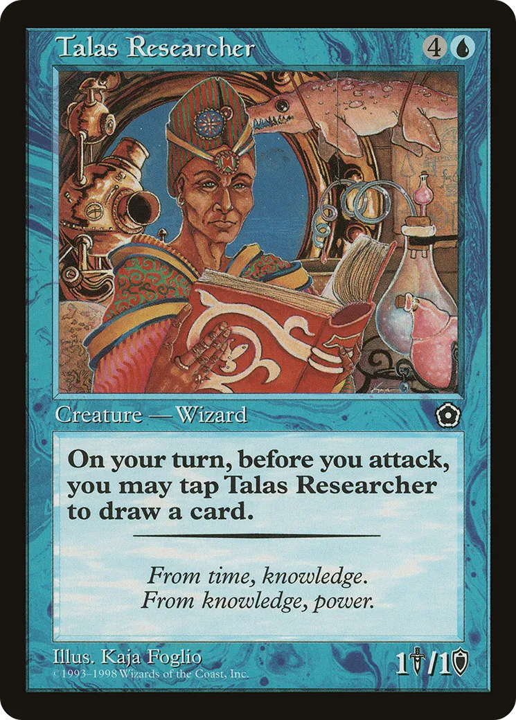 Talas Researcher — Portal Second Age — Magic: The Gathering