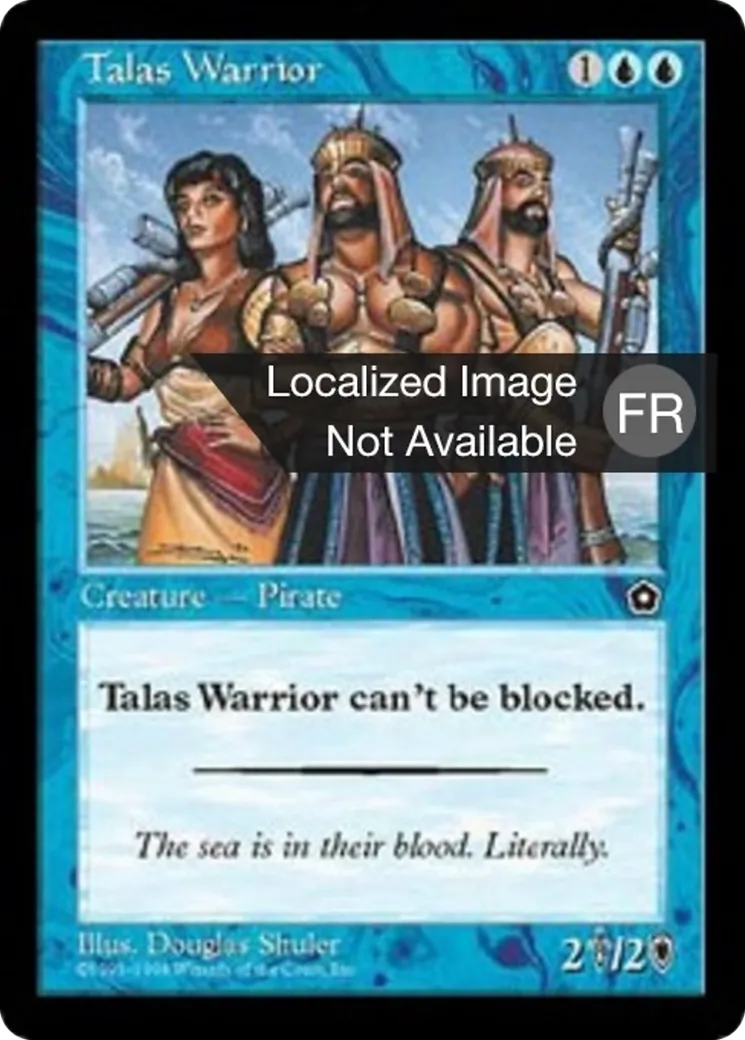 Guerrier de Talas — Portal Second Age — Magic: The Gathering