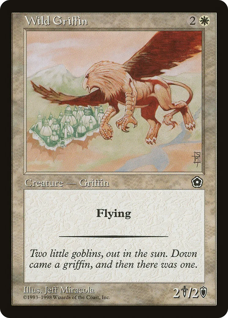 Wild Griffin — Portal Second Age — Magic: The Gathering