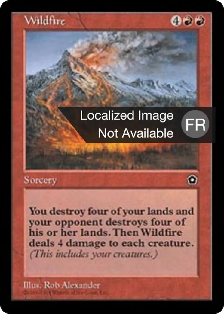 Feu dévastateur — Portal Second Age — Magic: The Gathering