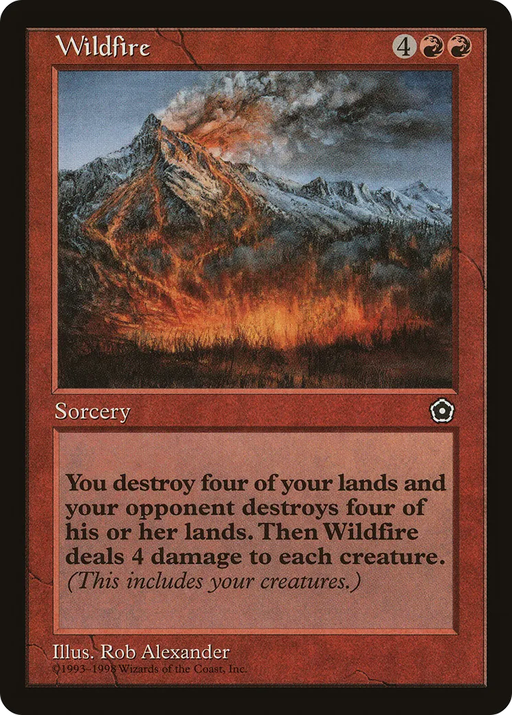 Wildfire — Portal Second Age — Magic: The Gathering