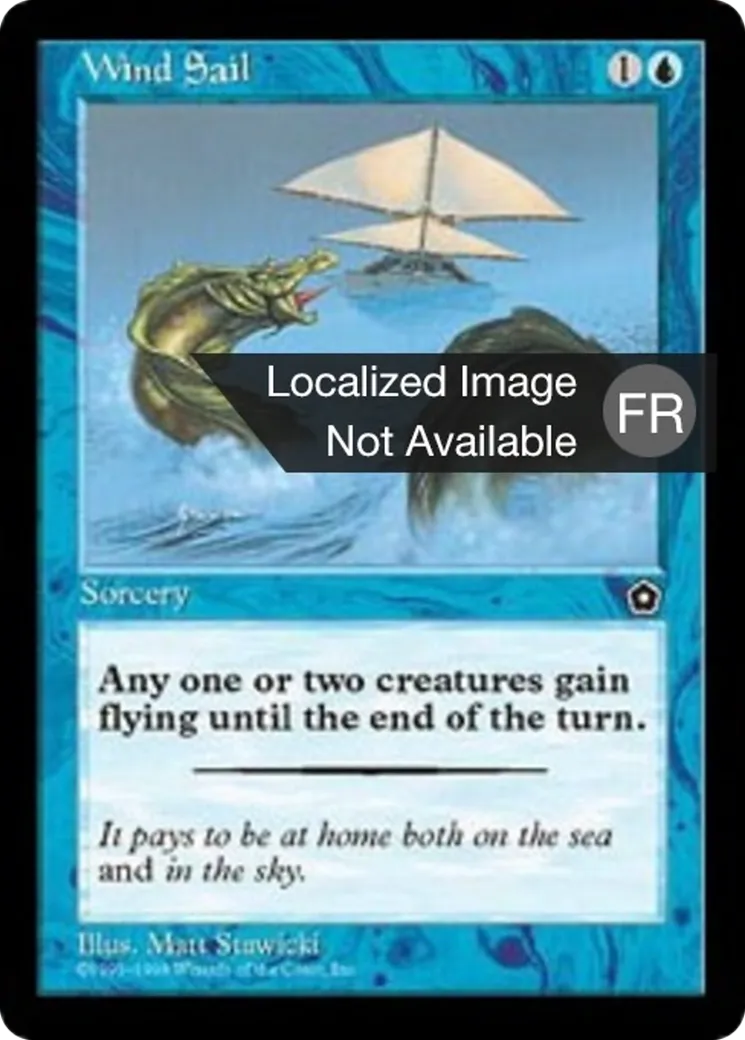 Vol a voile — Portal Second Age — Magic: The Gathering