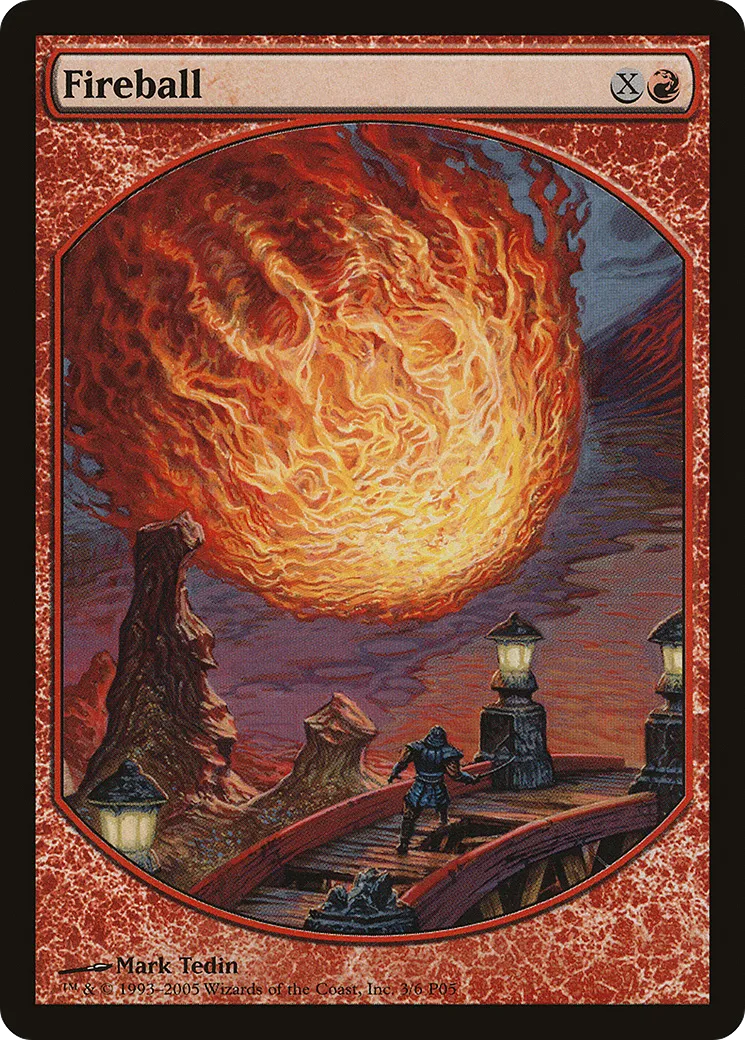 Boule de feu — Magic Player Rewards 2005 — Magic: The Gathering