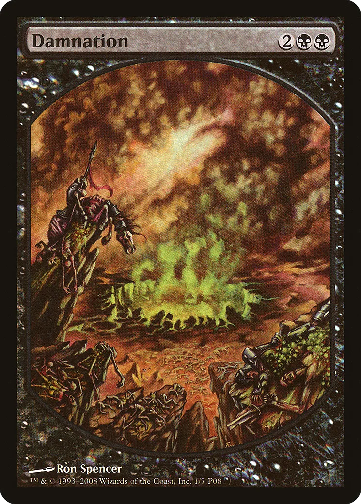 Damnation — Magic Player Rewards 2008 — Magic: The Gathering