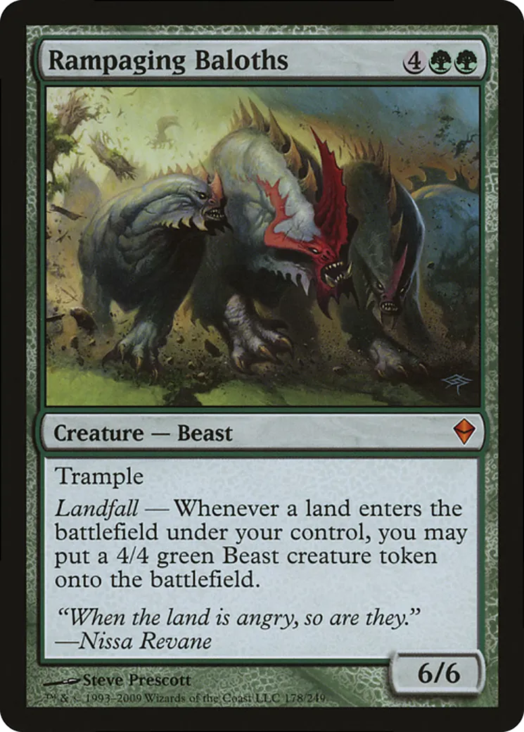 Rampaging Baloths from Magic Player Rewards 2009 - Magic: The Gathering