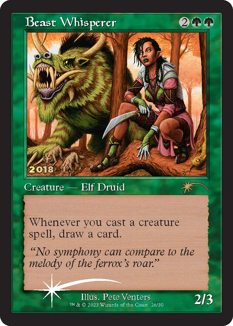 Chuchoteur de bête — 30th Anniversary Play Promos — Magic: The Gathering