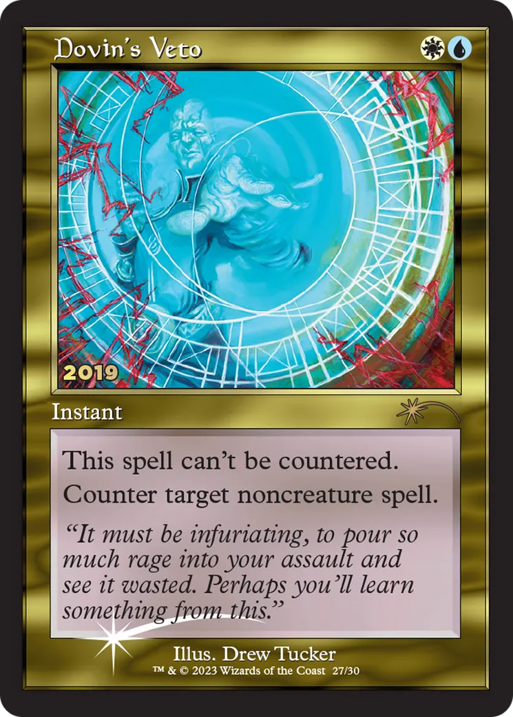 Véto de Dovin — 30th Anniversary Play Promos — Magic: The Gathering
