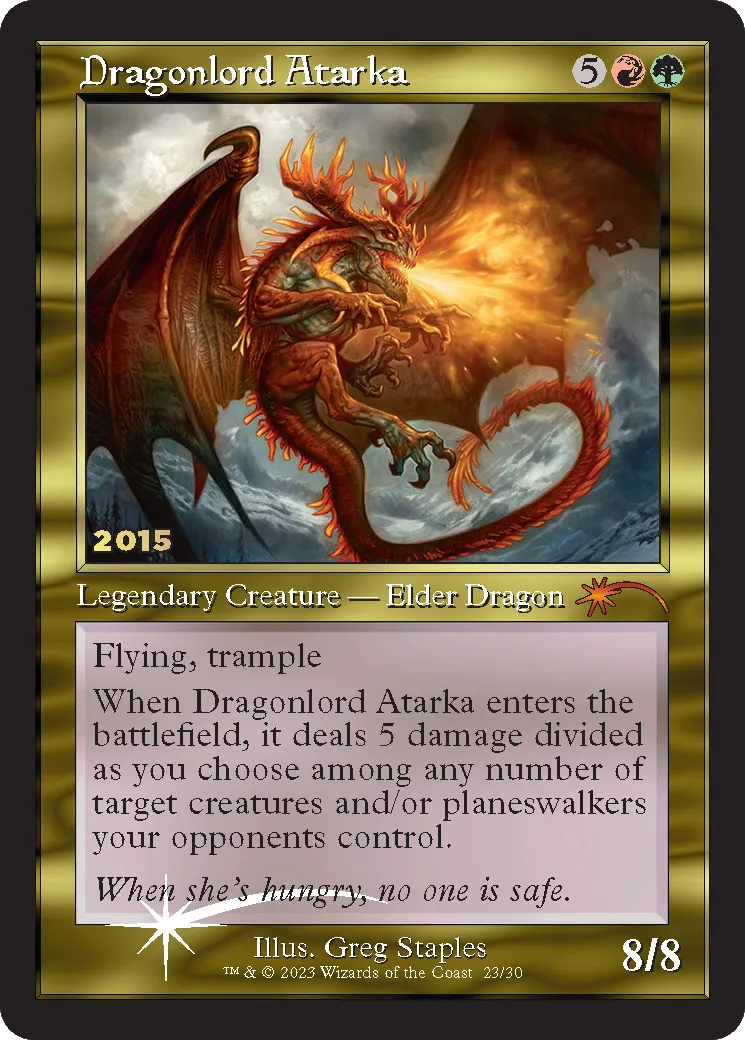 Atarka, seigneur-dragon — 30th Anniversary Play Promos — Magic: The Gathering