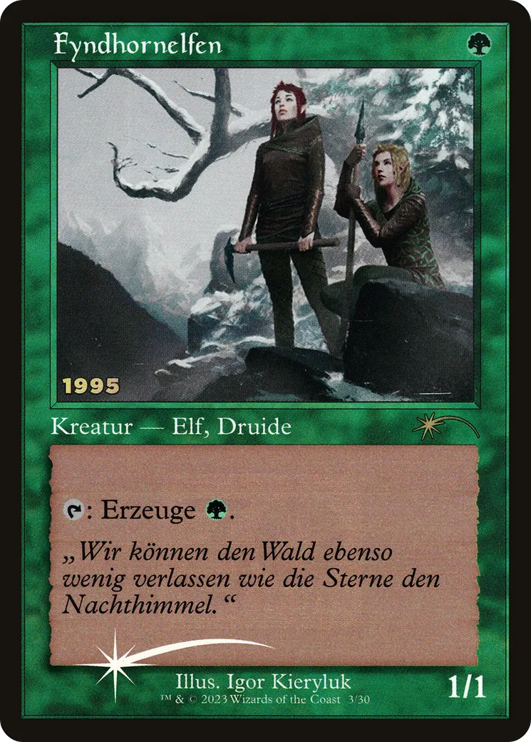 Fyndhorn Elves — 30th Anniversary Play Promos — Magic: The Gathering