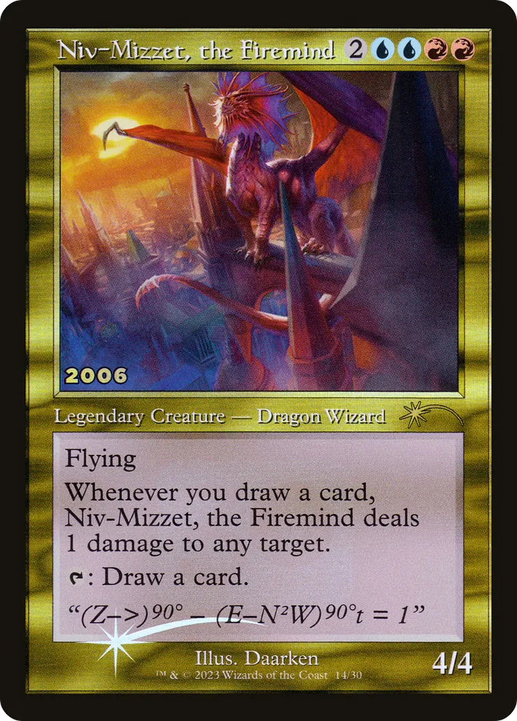 Niv-Mizzet, le Cérébropyre — 30th Anniversary Play Promos — Magic: The Gathering