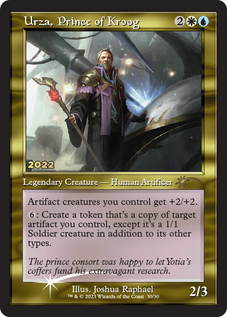Urza, prince de Kroog — 30th Anniversary Play Promos — Magic: The Gathering
