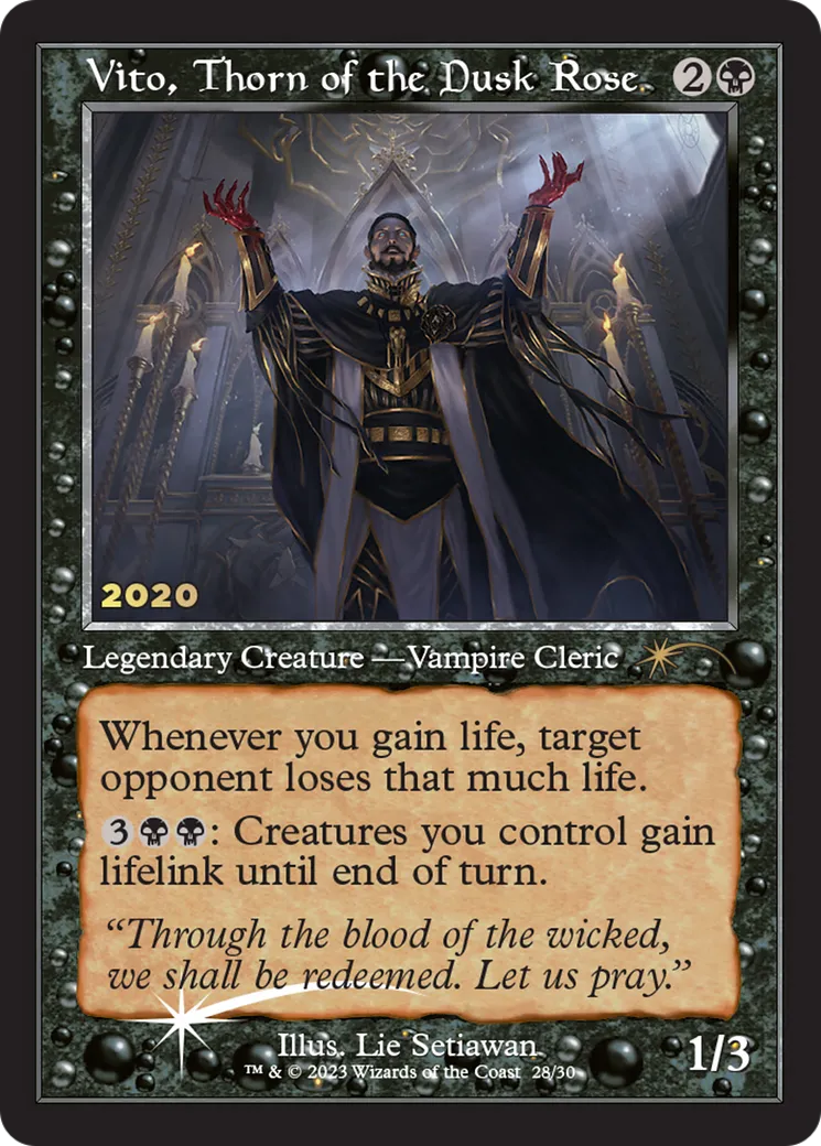 Vito, Épine de la Rose du crépuscule — 30th Anniversary Play Promos — Magic: The Gathering