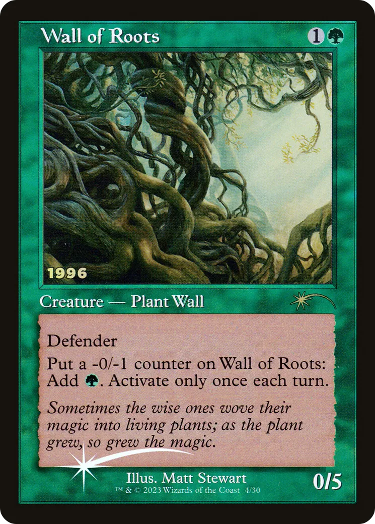 Mur de racines — 30th Anniversary Play Promos — Magic: The Gathering