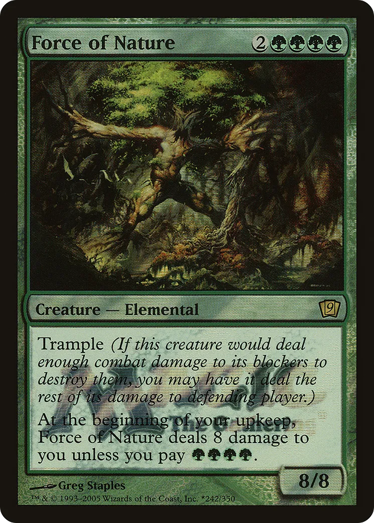 Force de la Nature — Ninth Edition Promos — Magic: The Gathering