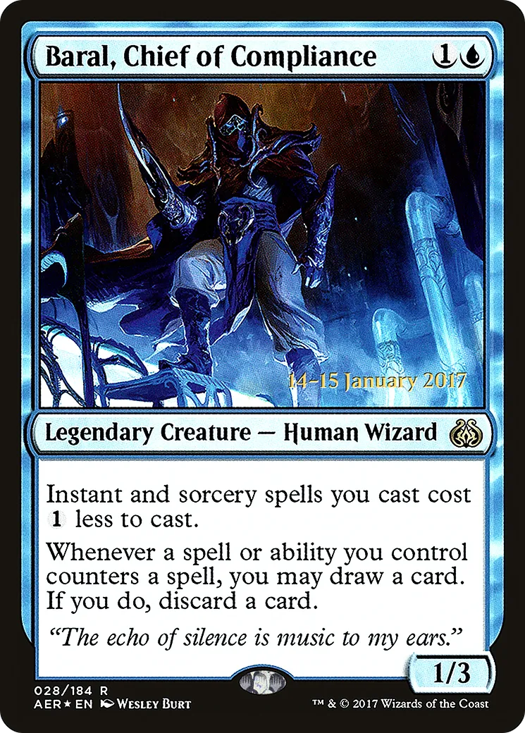 Baral, Chief of Compliance — Aether Revolt Promos — Magic: The Gathering