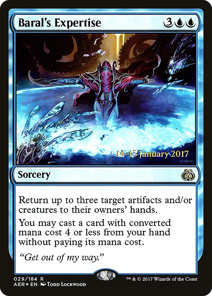 Baral's Expertise — Aether Revolt Promos — Magic: The Gathering