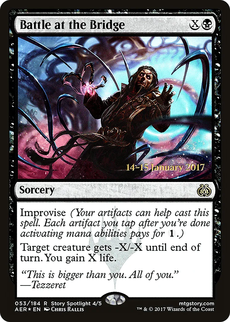 Battle at the Bridge — Aether Revolt Promos — Magic: The Gathering