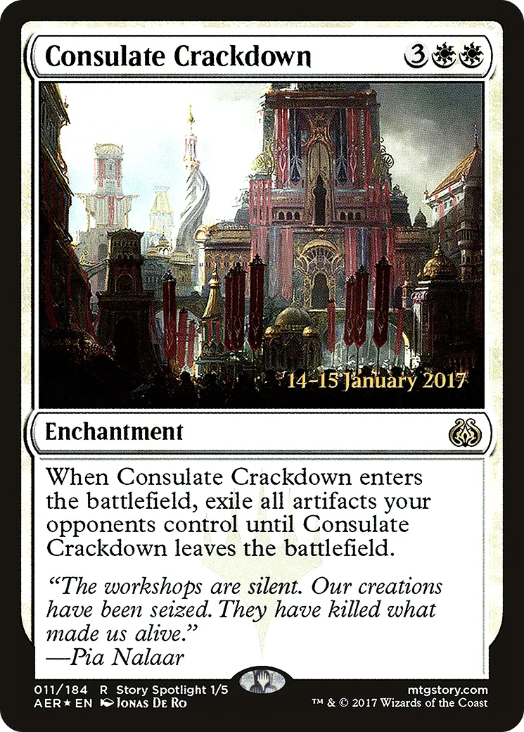 Répression du Consulat from Aether Revolt Promos - Magic: The Gathering