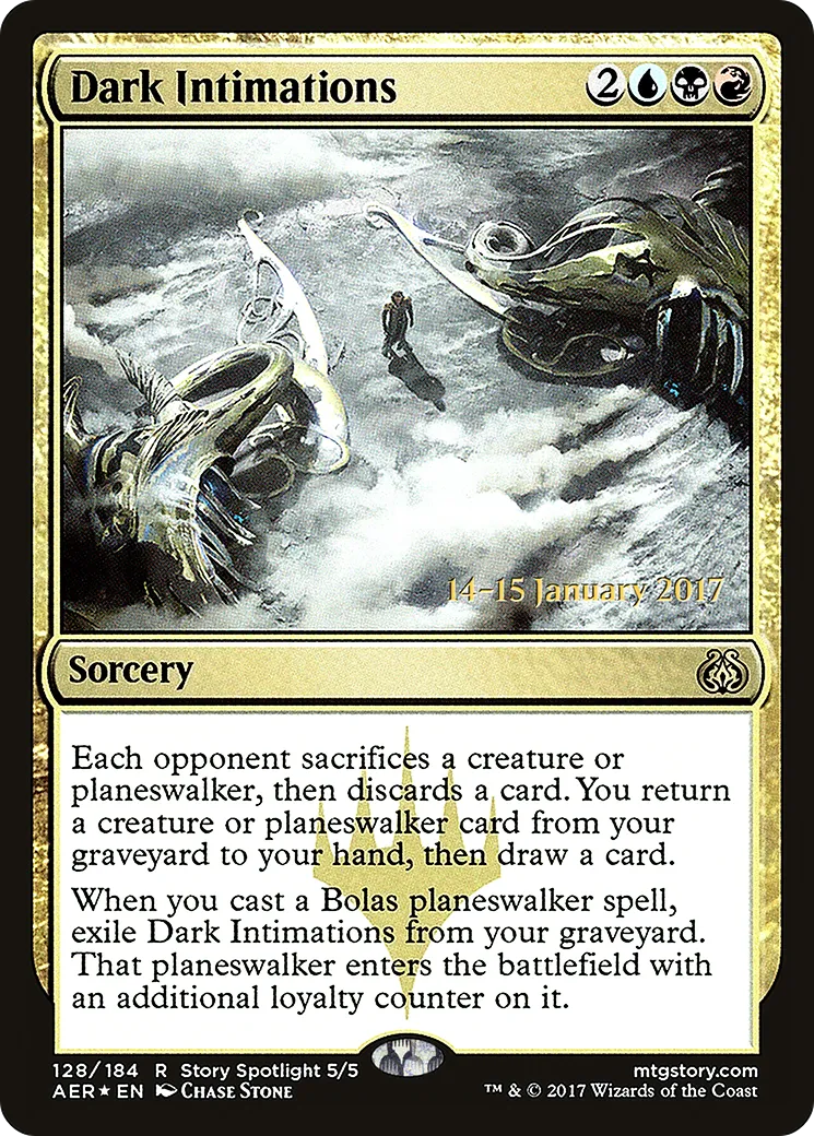 Dark Intimations — Aether Revolt Promos — Magic: The Gathering