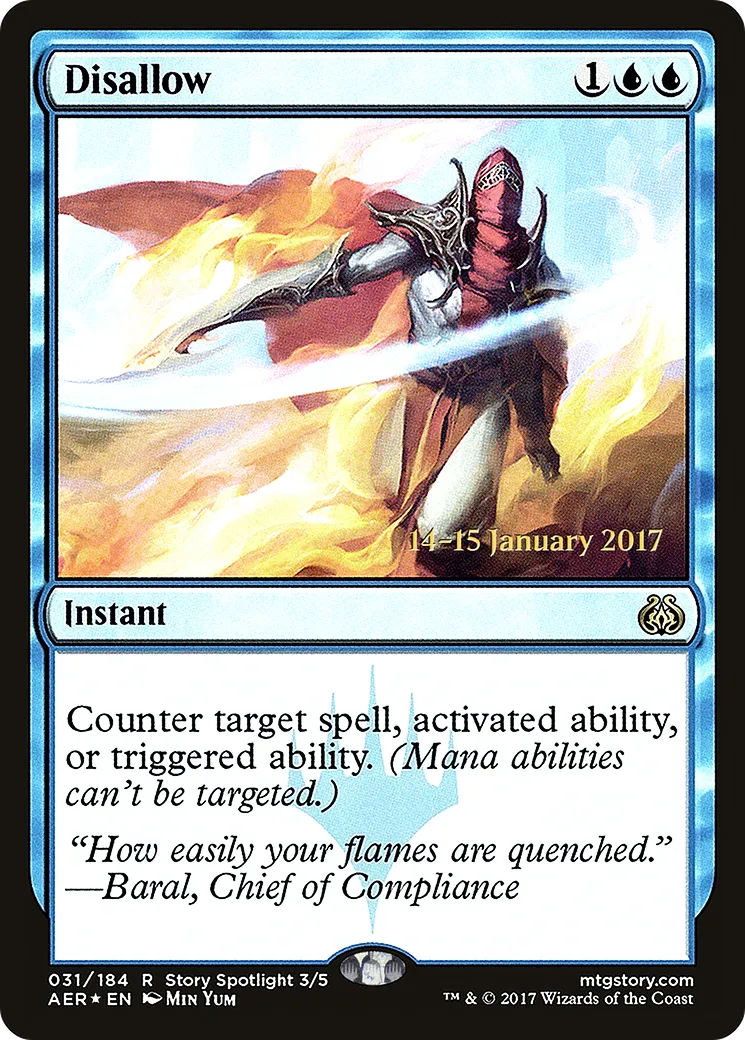 Disallow — Aether Revolt Promos — Magic: The Gathering