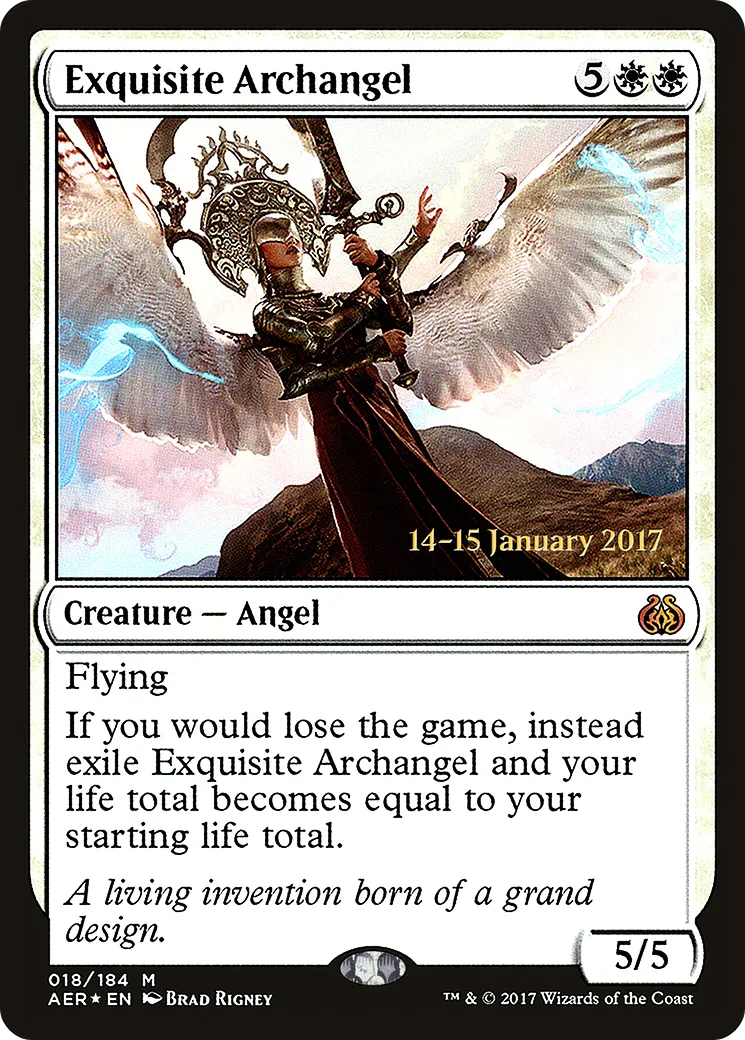 Exquisite Archangel — Aether Revolt Promos — Magic: The Gathering