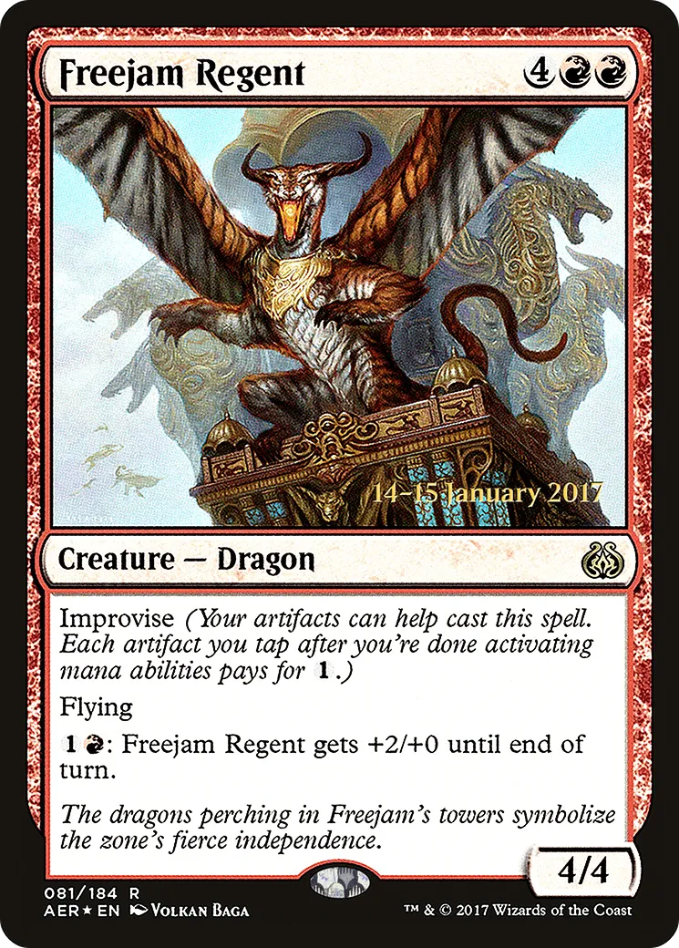 Freejam Regent — Aether Revolt Promos — Magic: The Gathering