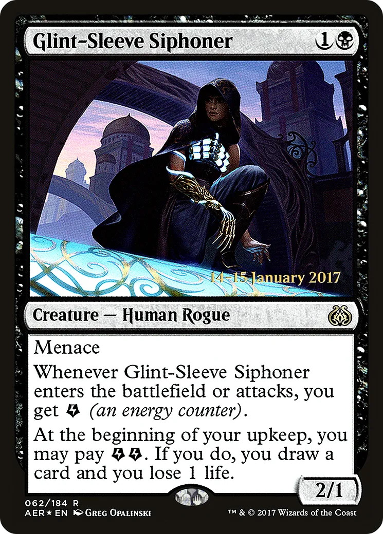 Glint-Sleeve Siphoner — Aether Revolt Promos — Magic: The Gathering