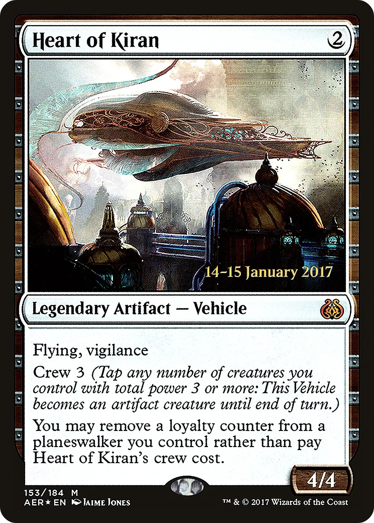 Heart of Kiran — Aether Revolt Promos — Magic: The Gathering