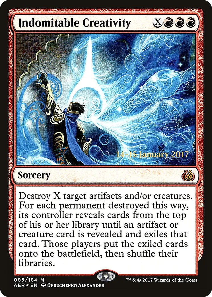 Indomitable Creativity — Aether Revolt Promos — Magic: The Gathering