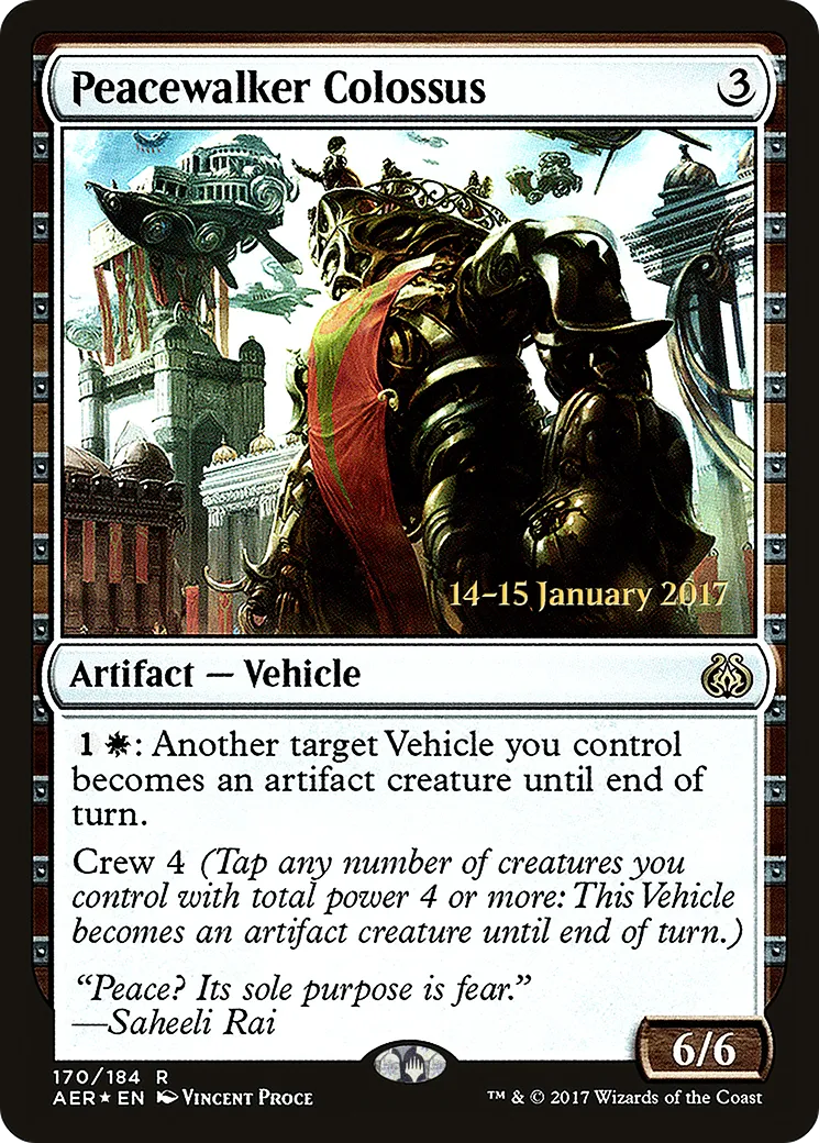 Peacewalker Colossus — Aether Revolt Promos — Magic: The Gathering