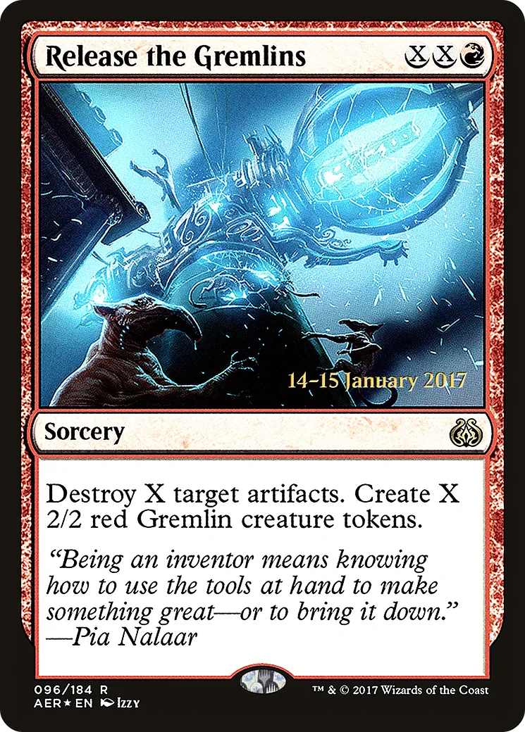 Release the Gremlins — Aether Revolt Promos — Magic: The Gathering