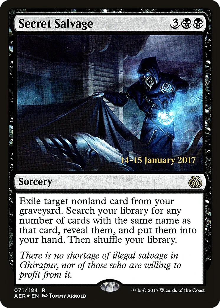 Secret Salvage — Aether Revolt Promos — Magic: The Gathering