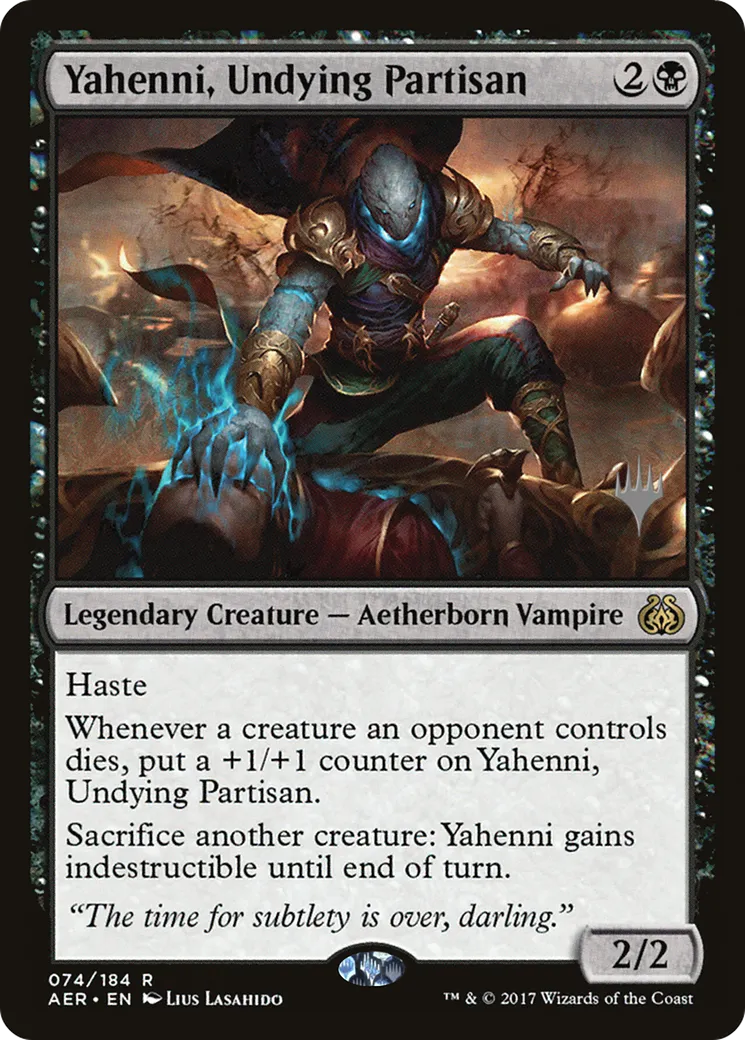 Yahenni, Undying Partisan — Aether Revolt Promos — Magic: The Gathering