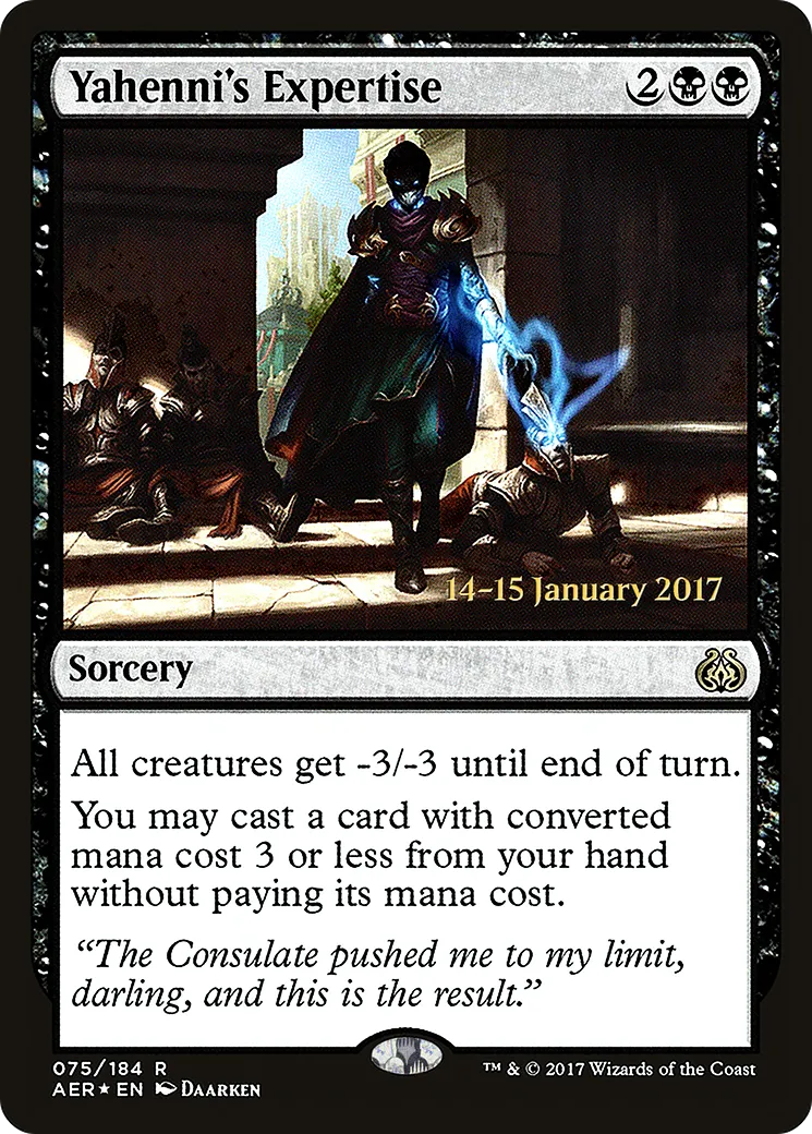 Yahenni's Expertise — Aether Revolt Promos — Magic: The Gathering