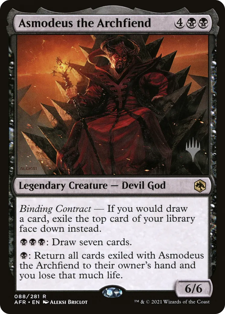 Asmodée l'archifiélon — Adventures in the Forgotten Realms Promos — Magic: The Gathering