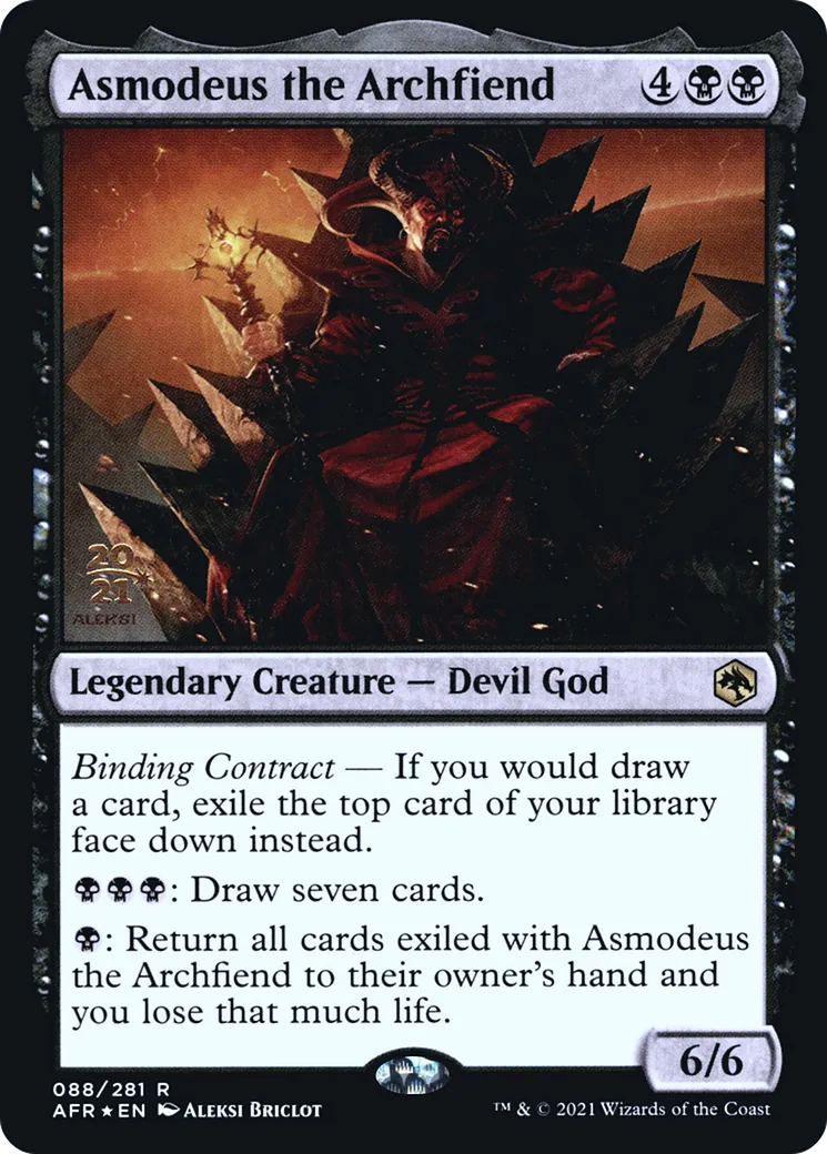 Asmodée l'archifiélon from Adventures in the Forgotten Realms Promos - Magic: The Gathering
