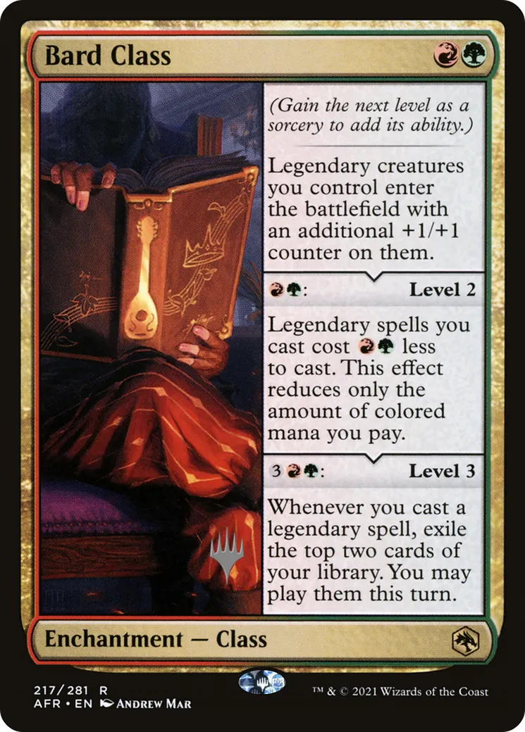 Bard Class — Adventures in the Forgotten Realms Promos — Magic: The Gathering