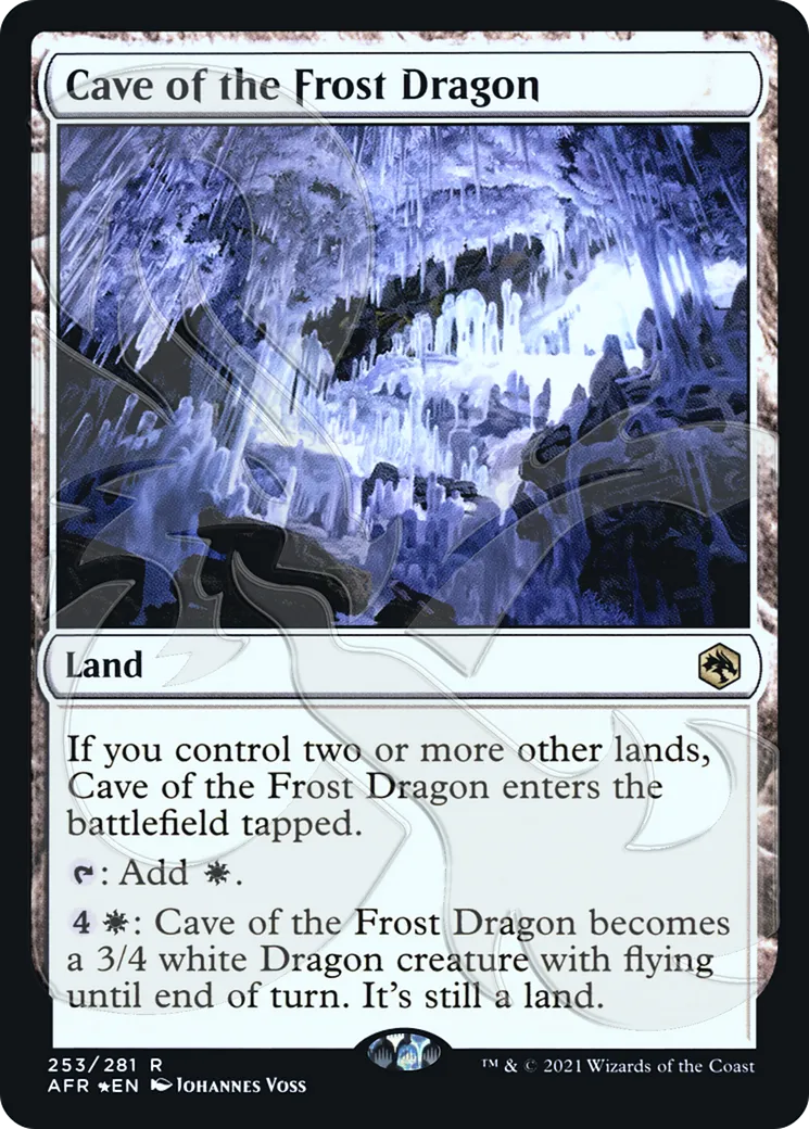 Cave of the Frost Dragon — Adventures in the Forgotten Realms Promos — Magic: The Gathering