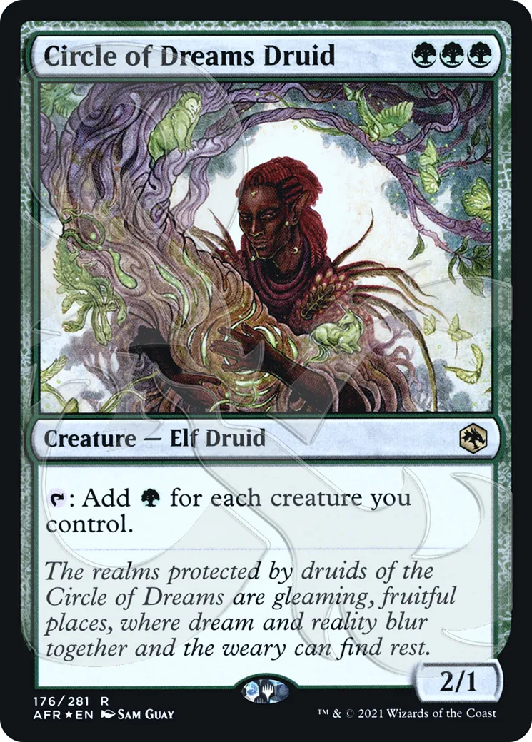 Circle of Dreams Druid — Adventures in the Forgotten Realms Promos — Magic: The Gathering