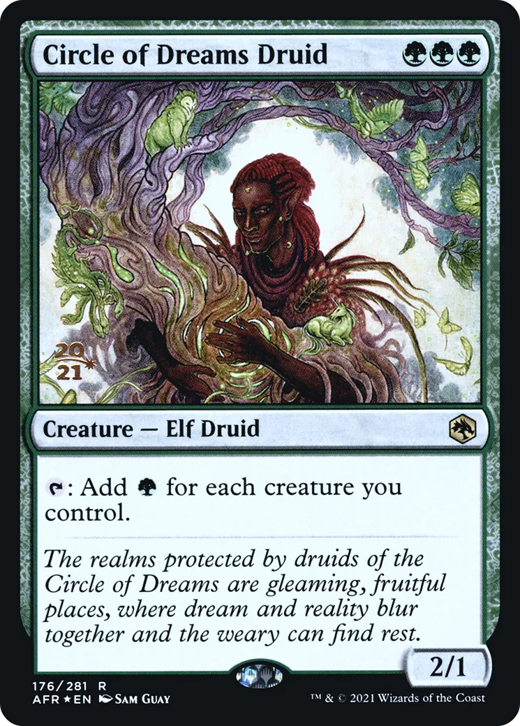 Circle of Dreams Druid — Adventures in the Forgotten Realms Promos — Magic: The Gathering