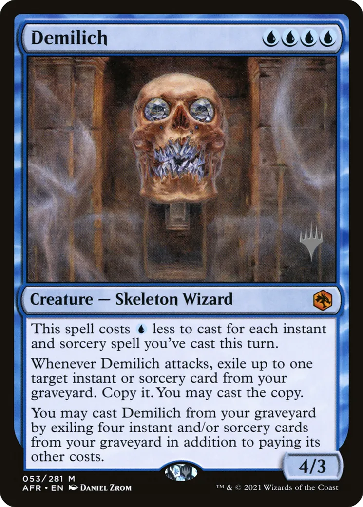 Demilich — Adventures in the Forgotten Realms Promos — Magic: The Gathering