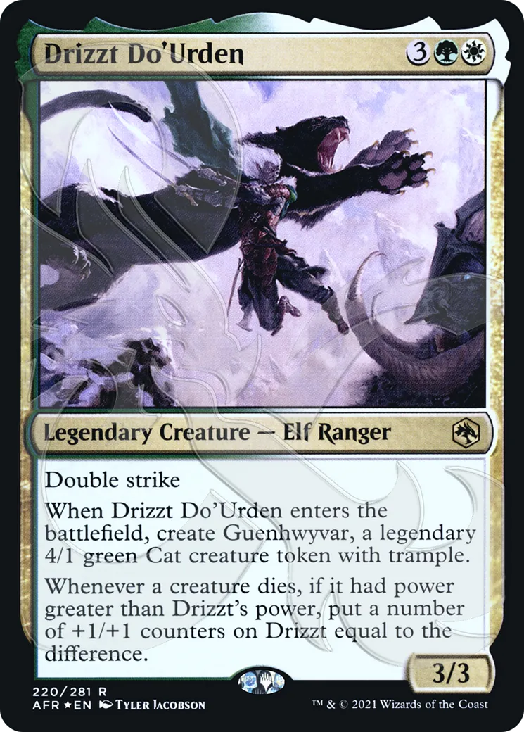Drizzt Do'Urden from Adventures in the Forgotten Realms Promos - Magic: The Gathering