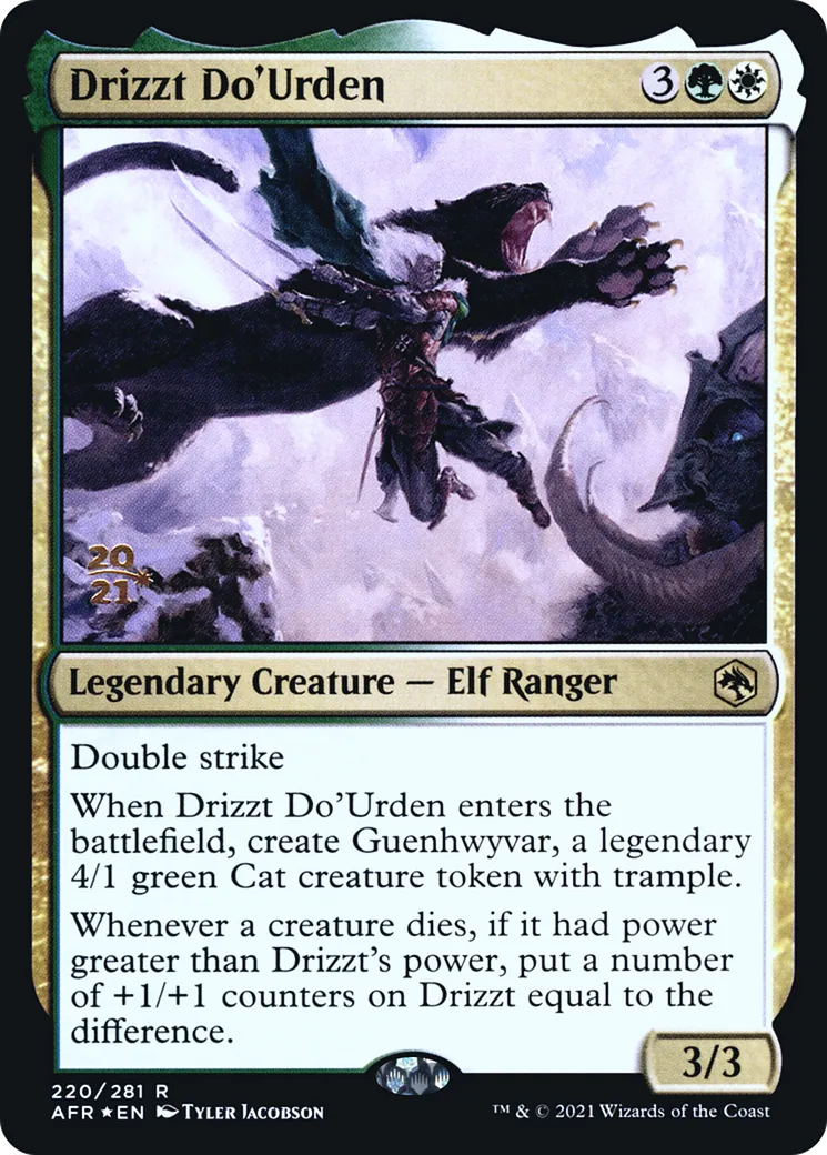 Drizzt Do'Urden — Adventures in the Forgotten Realms Promos — Magic: The Gathering