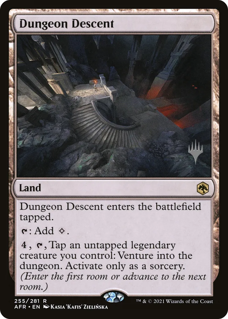 Descente dans le donjon — Adventures in the Forgotten Realms Promos — Magic: The Gathering