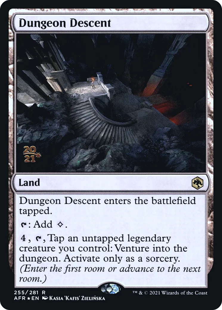 Descente dans le donjon — Adventures in the Forgotten Realms Promos — Magic: The Gathering