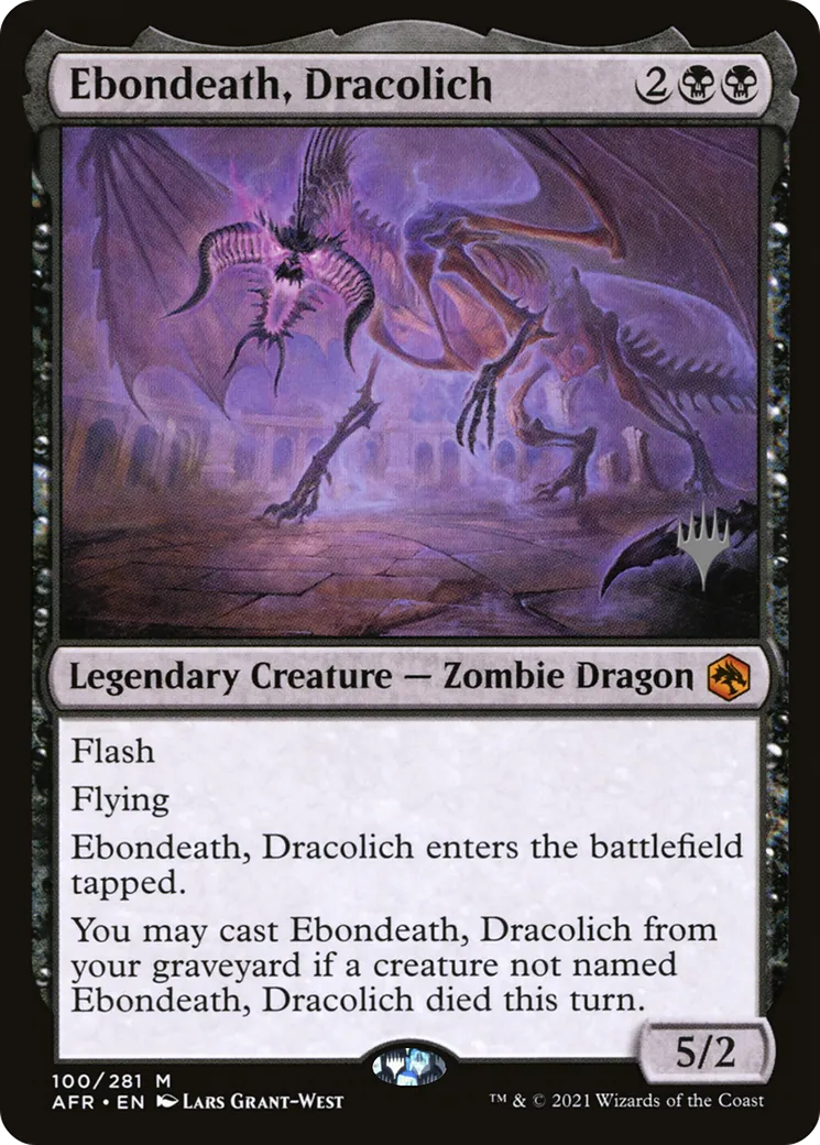 Noiremort, dracoliche — Adventures in the Forgotten Realms Promos — Magic: The Gathering